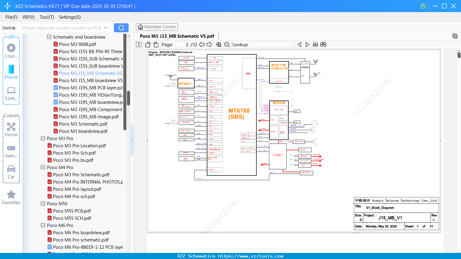 Xiaomi Poco M3 J15_MB Schematic V5